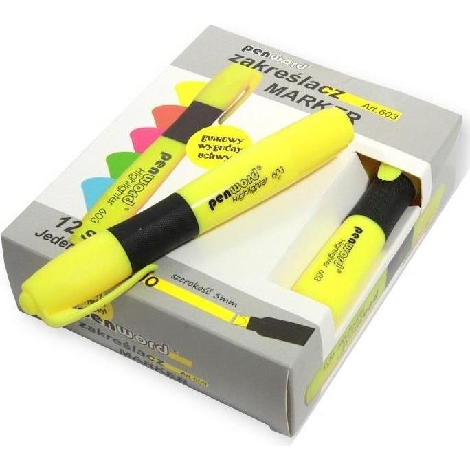 Cresco, Evidenziatori, Gelber Textmarker (12 Stück) (12 x)