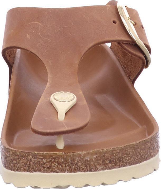 Actual product image Birkenstock Gizeh Big Buckle natural leather normal (41)