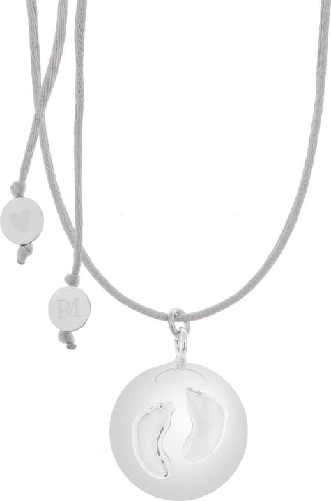 Immagine prodotto Proud MaMa Palla Bola / collana di gravidanza Sofie, piedi / grigio (Argento)