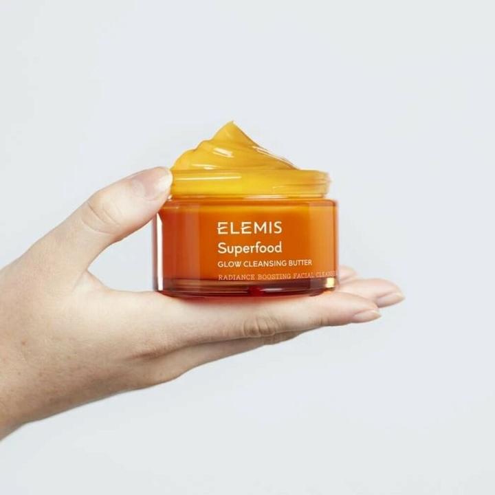 Actual product image Elemis Superfood AHA Glow Cleansing Butter (Facial cleansing wipes, 90 ml)