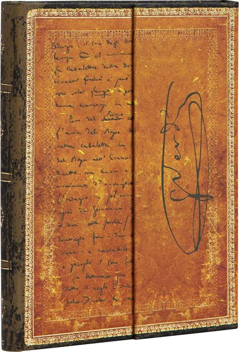 Actual product image Paperblanks fasc. Manuscripts notebook (A6, Checked, Hardcover)