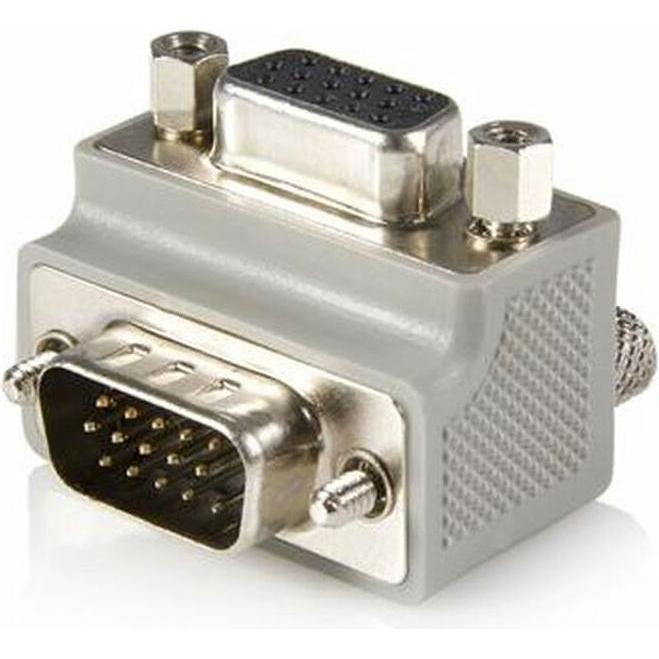 StarTech Adattatore VGA Ad Angolo Retto (VGA, 4 cm), Adattatore dati + video, Grigio