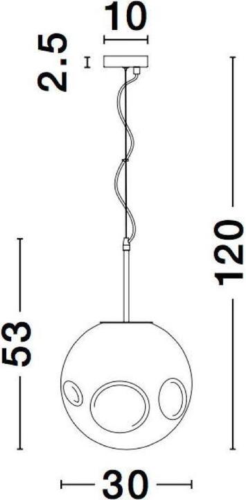 Actual product image Nova Luce Mayan (E27)