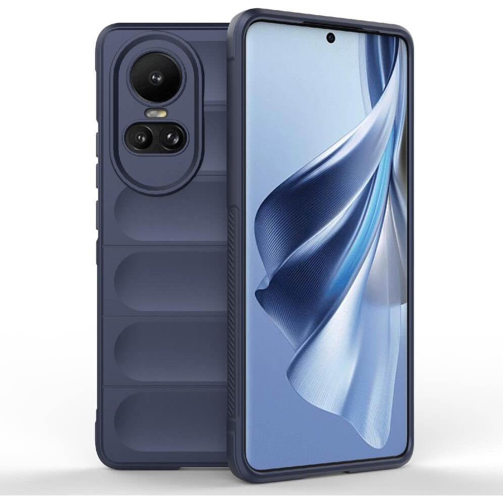 Cover-Discount OPPO Reno10 / 10 Pro - Rugged Protective Cover dunkelblau (Oppo Reno 10 Pro, OPPO Reno 10), Smartphone Hü...
