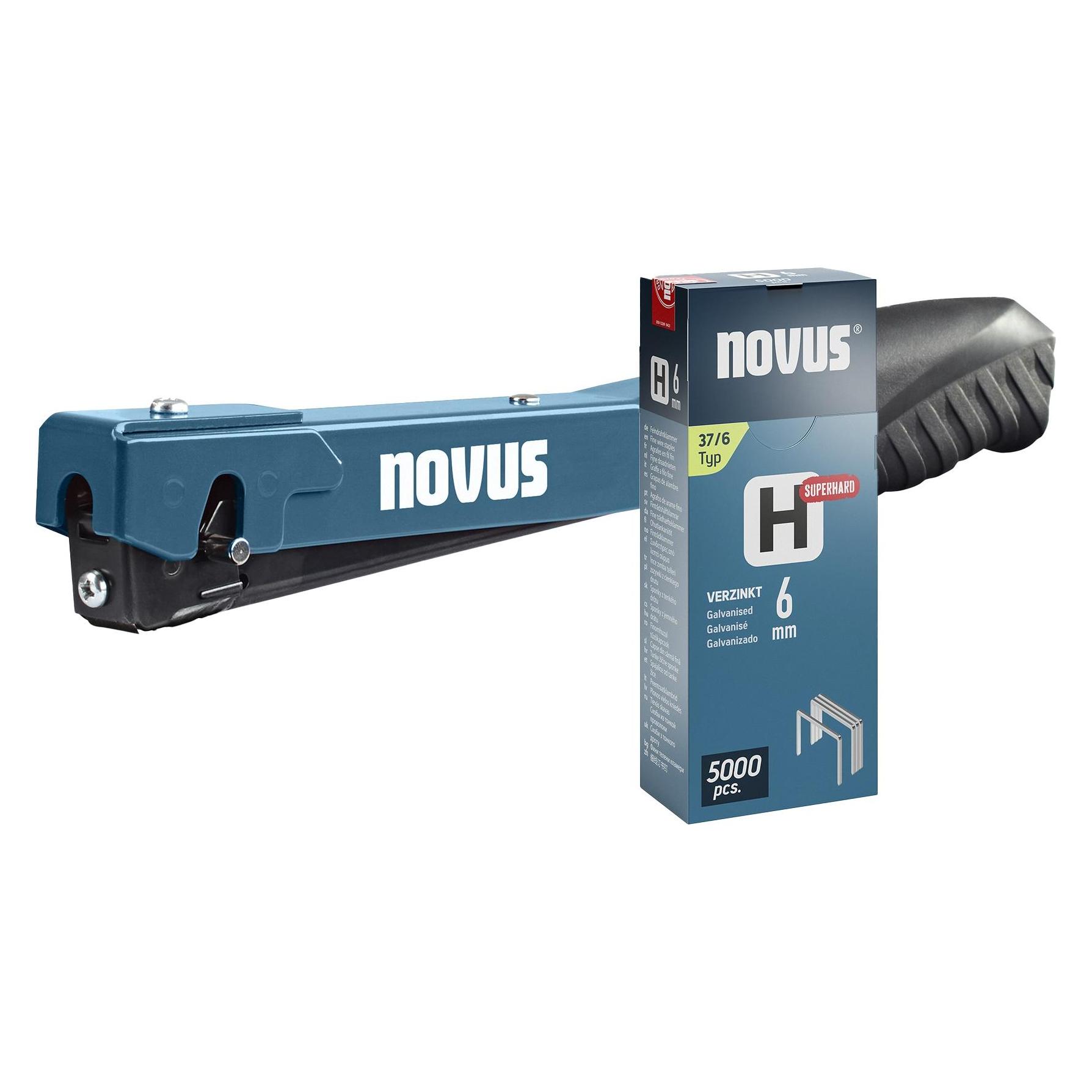 Novus, Tacker + Spijkerpistool, Gereedschap 030-0463 Hamertacker Niet Type 37 Niet Lengte 4 - 6mm