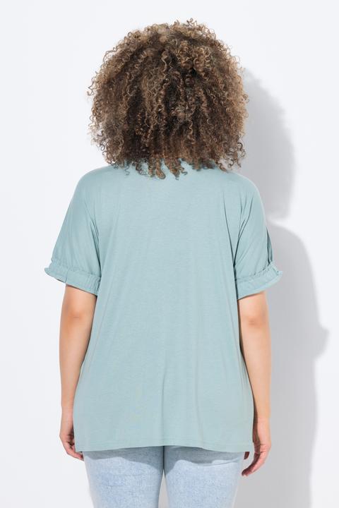 Produktbild Ulla Popken T-Shirt, Portugal, Oversized, Rundhals, Halbarm (58)
