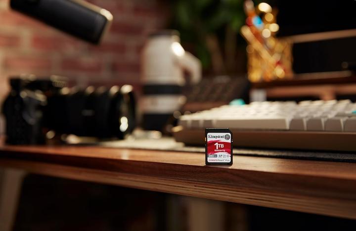 Actual product image Kingston Canvas React Plus V60 (512 GB, SDXC, U3, UHS-II)