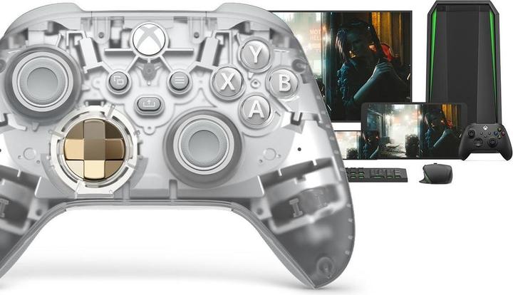 Actual product image Microsoft Xbox Wireless Controller - Ghost Cipher (Special Edition) (PC, Xbox Series X, Xbox Series S, Android, iOS)