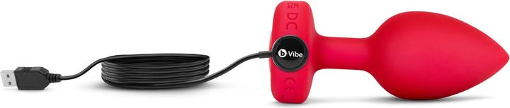 Produktbild Earthly Body B-Vibe - Vibrating Heart Plug M/L Red
