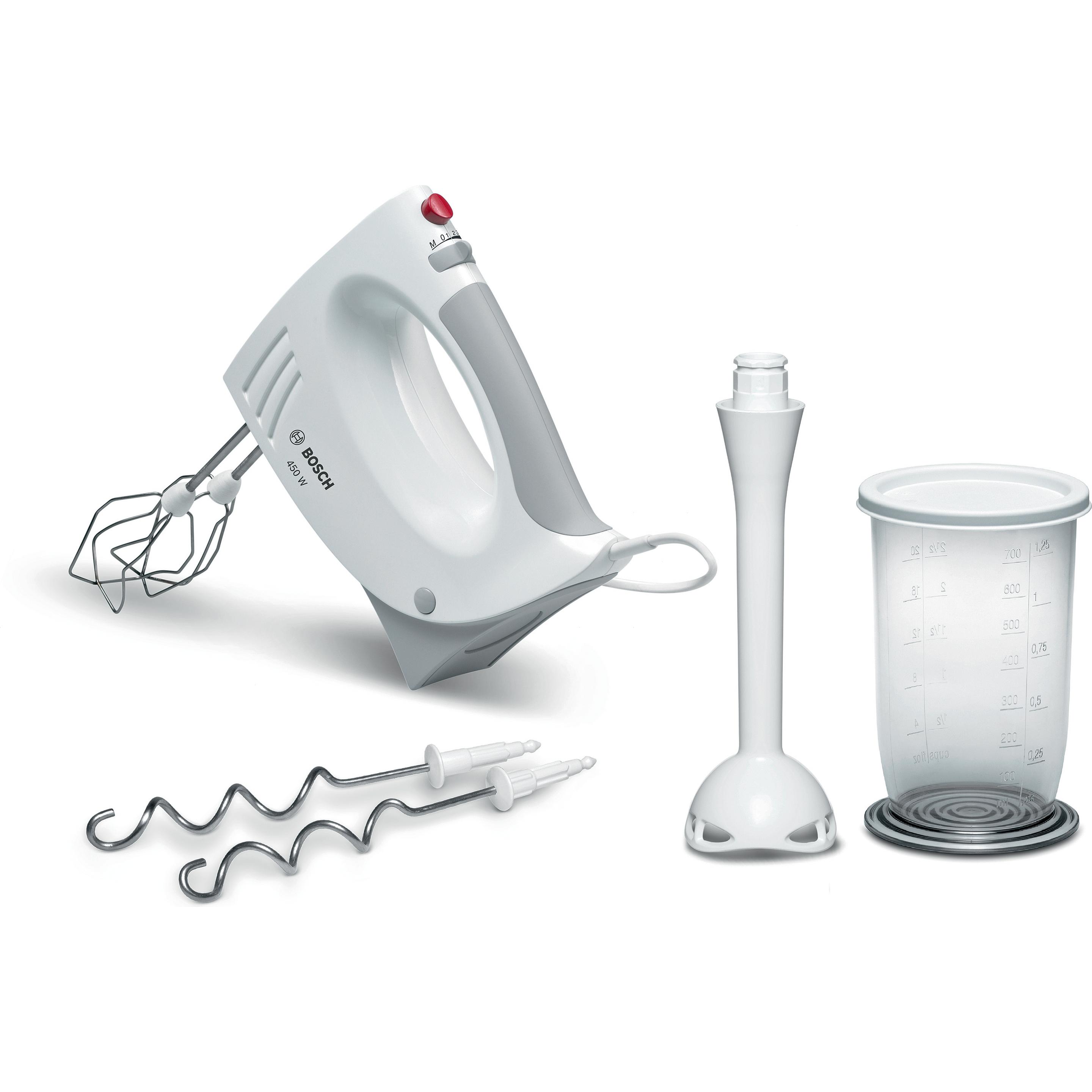 Bosch Hausgeräte Mfq3540, Handmixer, Weiss, Grau