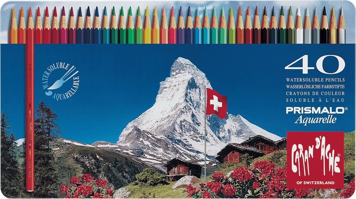 Immagine prodotto Caran d'Ache Prismalo Aquarelle Metallschachtel (Multicolore, 40 x)