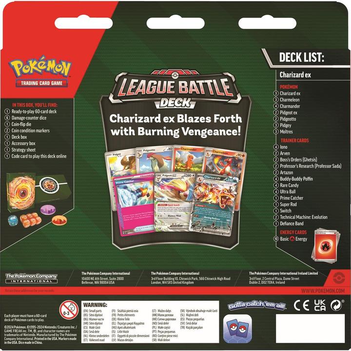 Produktbild Pokémon Charizard ex (Englisch, Booster Pack)