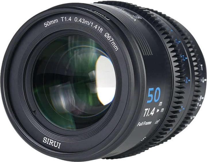 Produktbild Sirui VP-1-50B VISION PRIME T1.4 Vollformat Cine Lens 50mm schwarz (Canon RF, Leica L, Nikon Z, Sony E, Vollformat)