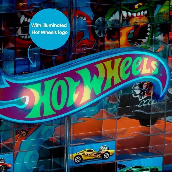 Actual product image Theo Klein Hot Wheels collector's display case