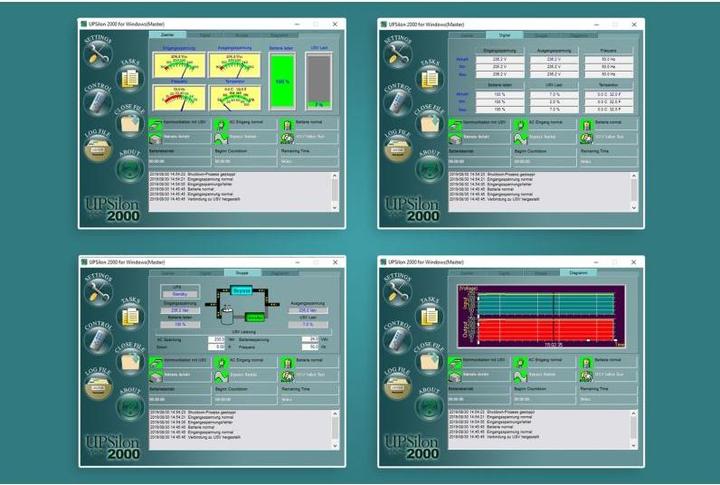 Actual product image Digitus Power source Emergency UPS Line-Ineractive LED, 2000VA (2000 VA, 1200 W, Line-interactive UPS)