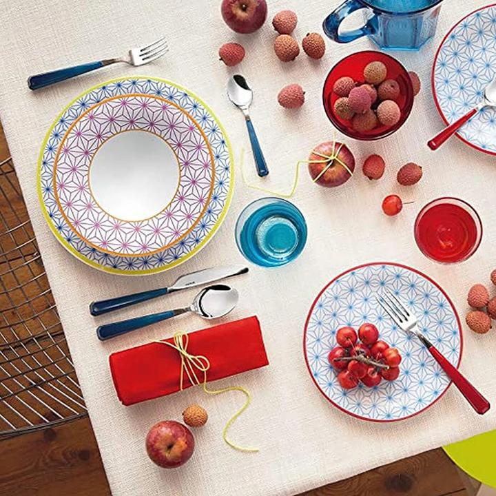 Produktbild Guzzini 23000022 Besteckset 24-teilig grau Feeling (24 Stk., Besteck Set)