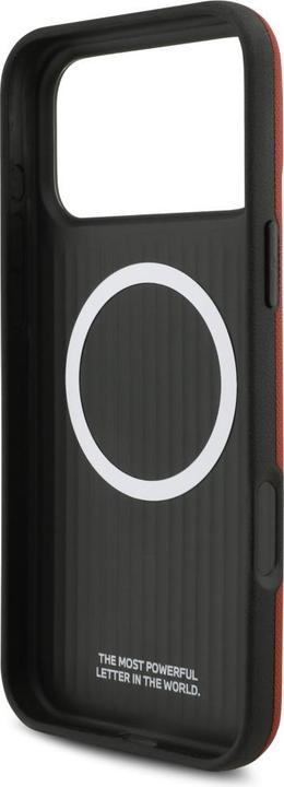 Produktbild BMW M FW Metal Logo MagSafe Case for iPhone 17 Pro Max Red