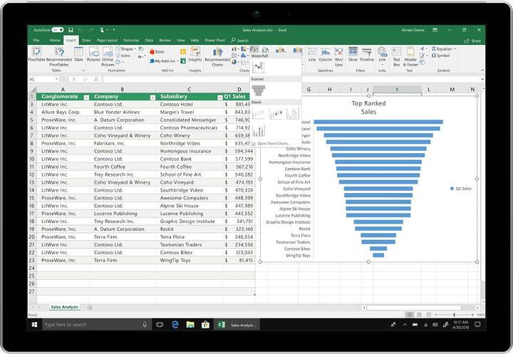 Image du produit Microsoft Office Home and Business 2019 Français (1 Utilisateur, Illimité)