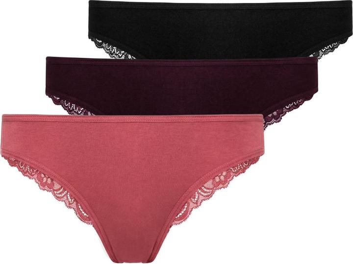 Produktbild Snocks Tangas mit Spitze back ass (S, 3er Pack)