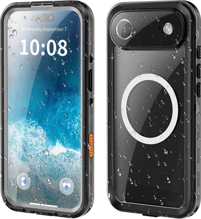 Actual product image Shellbox - Waterproof IP68 Case - iPhone 17 Air - Black (Apple iPhone 17)