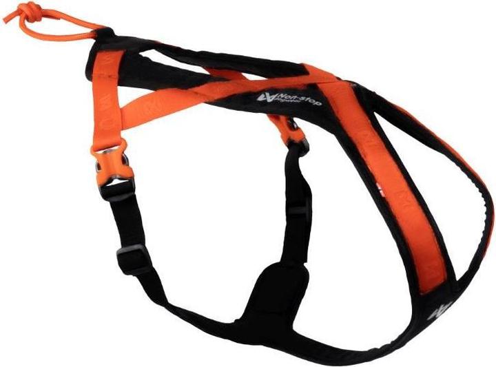 Produktbild Non-Stop Dogwear Non-Stop Harness Rush - Black/Orange - 6 (6, Hund, Allgemein, Hundesport, Spazieren)