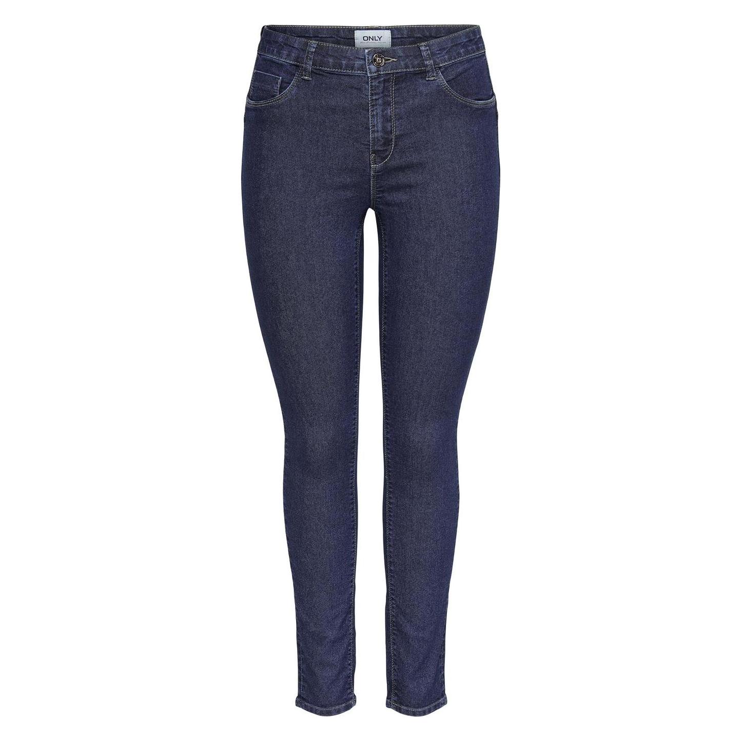 Only, Damen, Hosen, Onliris Reg Waist Sk Legging Box Pim, Blau, (S)