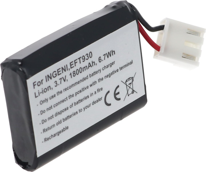 Actual product image Sagem Battery Monetel EFT930, EFT930B, EFT930G (1 pcs., Device specific, 1800 mAh, Battery + charger)