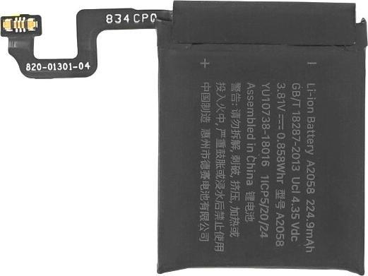 Actual product image OEM Battery for Apple Watch 4 - 40mm (A2058)
