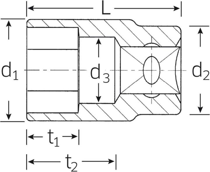 Image du produit Stahlwille Douille à six pans mâle (23 mm)