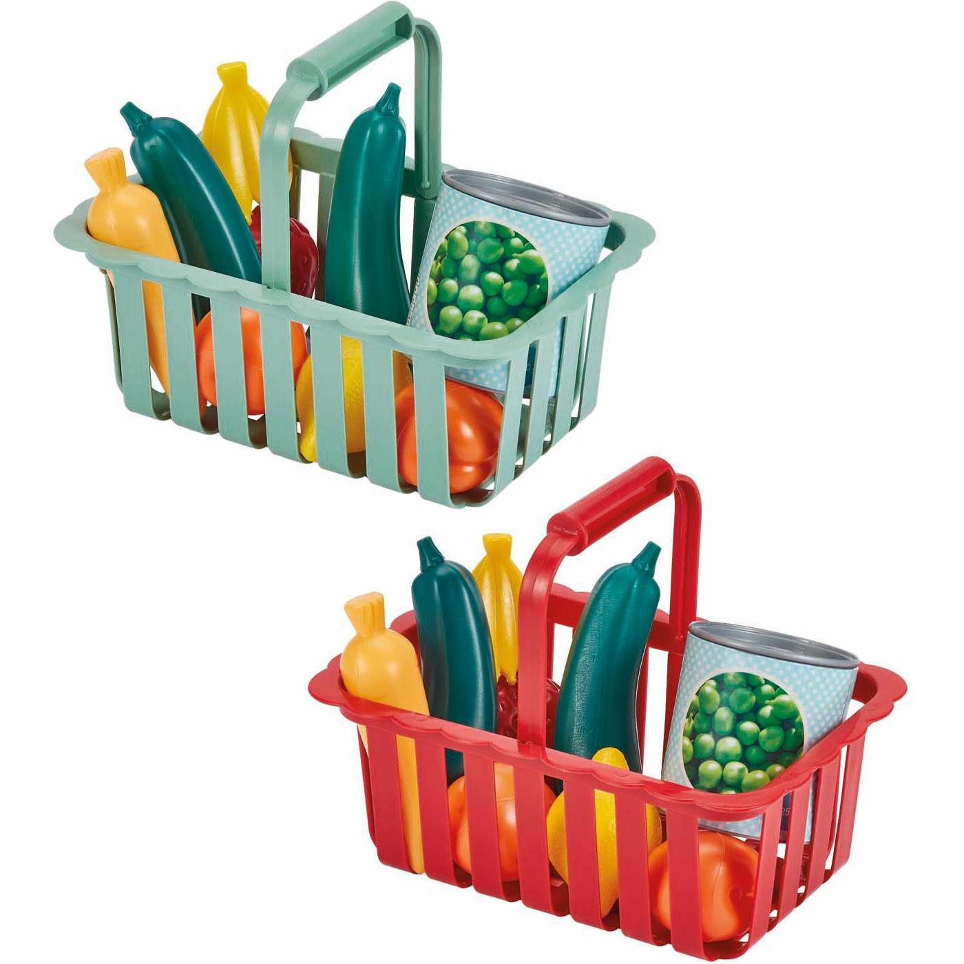 Ecoiffier, Accessori supermercato giocattolo, Geschenkkorb 21,5 cm
