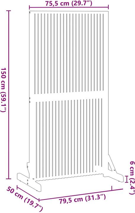 Image du produit vidaXL Raumteiler