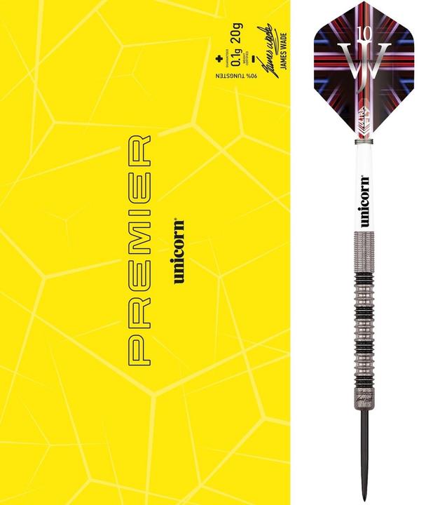 Actual product image Unicorn Premier 2022 James Wade Steel Darts (21 g)