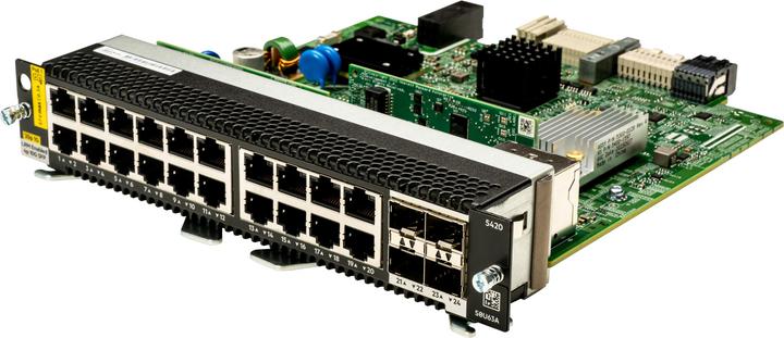 Produktbild HPE Aruba Networking CX 5420 20p 10M/100M/1G Class4 PoE 4p SFP+ 1G/10G LRM Module (20 Ports)