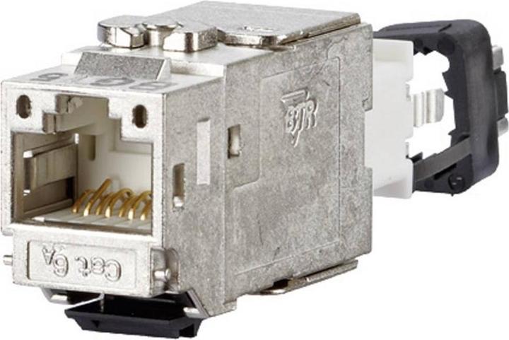 Productafbeelding Metz Connect BTR x-DAT modul KOAX modul F/F Doorvoerkoppeling coaxiaal met F-connector lichtgrijs (36 mm)