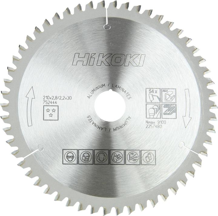 Actual product image Hikoki HM - Saw Blade 210x30 Z54