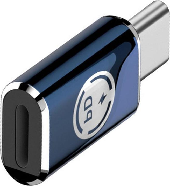 Produktbild Apfelkiste Lightning auf USB C Ladeadapter, Handy/MacBook/Laptop PD 27W, Schwarz (USB Typ C, Lightning)