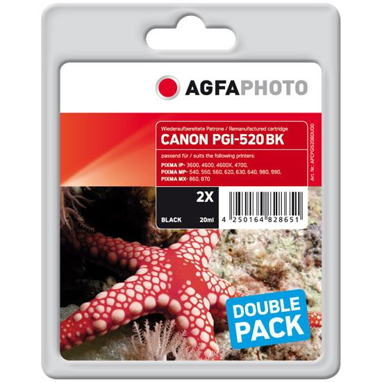 AGFAPHOTO, Druckerpatrone, Apcpgi520bduod (BK)
