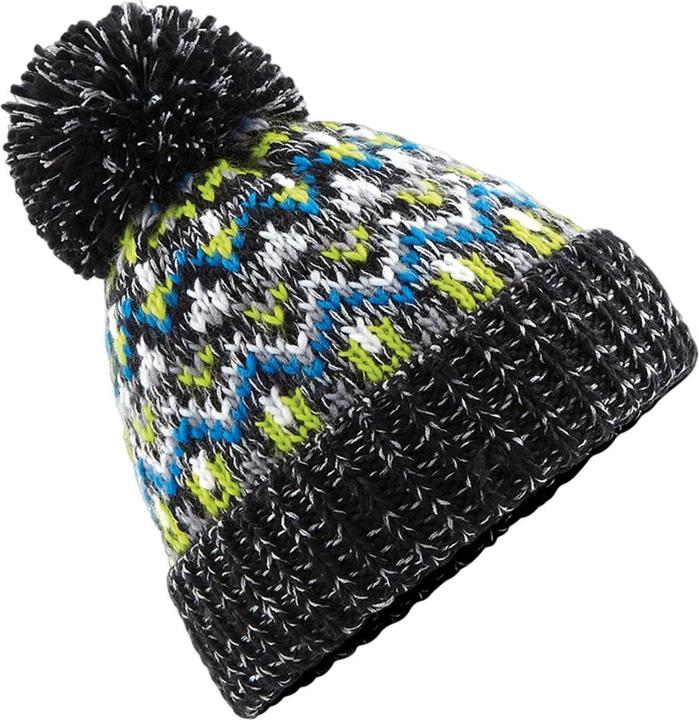 Immagine prodotto Beechfield Bonnet unisexe adulte Blizzard Geometric Bobble Beanie