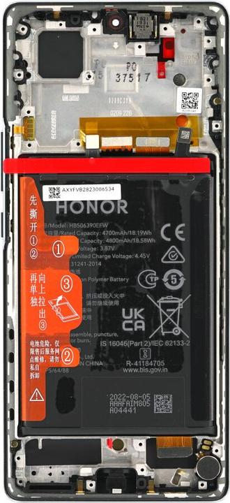 Actual product image Honor Display + battery 60 green (Rechargeable battery, Honor 60)