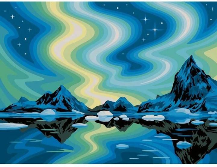 Actual product image Ravensburger CreArt - Painting by numbers 23907 - Northern Lights - from 14 years - Painting on paper