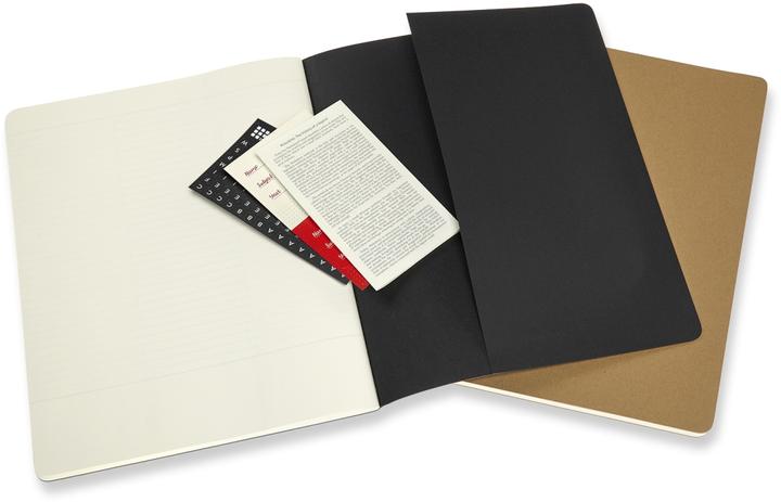 Actual product image Moleskine Notebooks (A5, Lined, Plain, Soft cover)