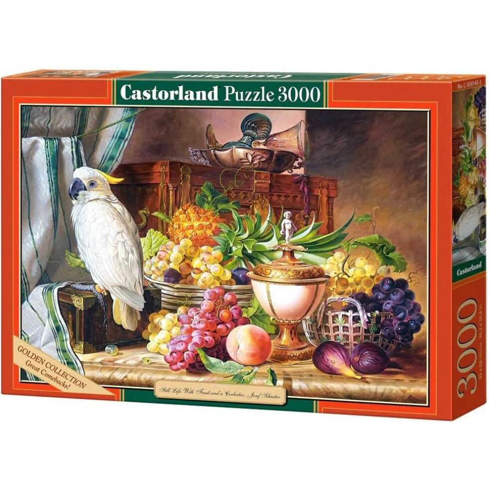 Castorland Still Life With Fruit and a Cockatoo, Josef Schuster Puzzle 3000 Teile (3000 Teile)
