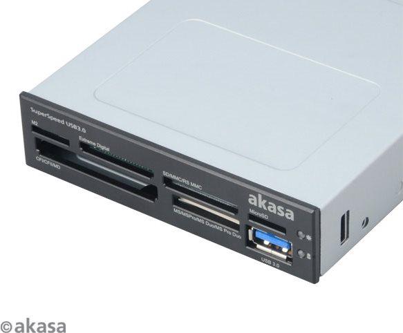 Produktbild Akasa AK-ICR-14 USB 3.0, 6-Port Card Reader 3,5 S/W (USB 3.0)