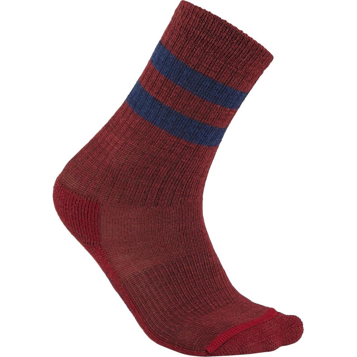 Icebreaker, Unisex, Sportsocken, Kids Hike Light Crew (27 - 29), Rot