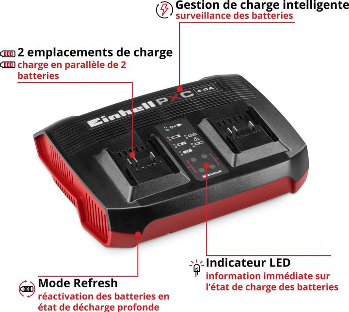 Actual product image Einhell Power X-Twincharger (18 V)