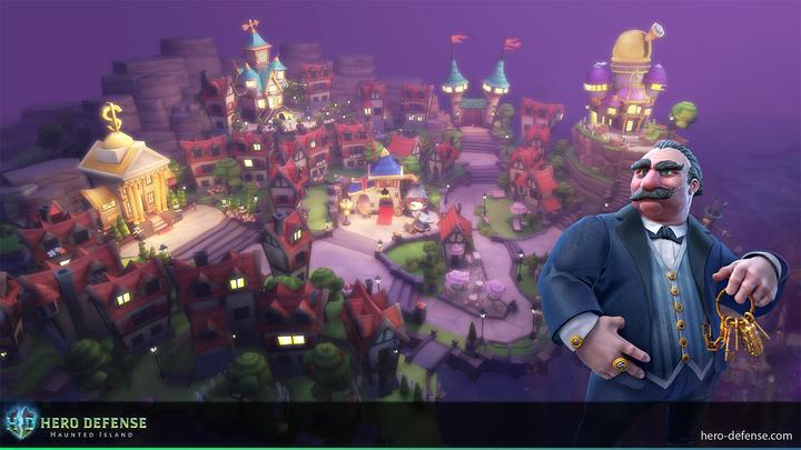 Produktbild Game Hero Defense: Haunted Island (PS4, Multilingual)