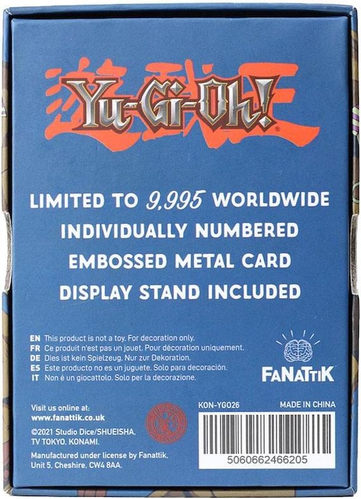 Image du produit Yu-Gi-Oh ! - Exodia le maudit - Carte en métal collector