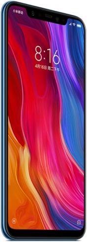 Actual product image Xiaomi Mi 8 (128 GB, Blue, 6.21", Dual SIM, 4G)