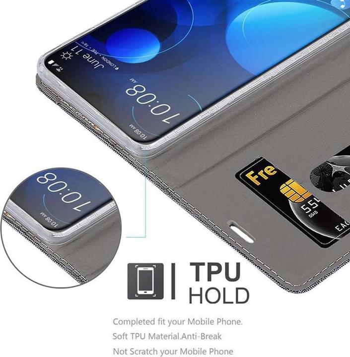 Produktbild Cadorabo Book Jeans Optik Cover (HTC Desire 19+)