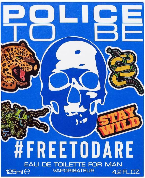Actual product image Police Freetodare Man Eau De Toilette Spray 125ml (Eau de toilette, 125 ml)